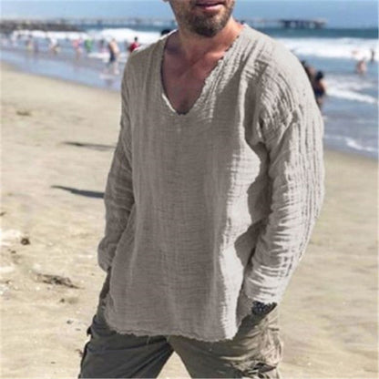 Leinenpullover Herren Leicht Sommer