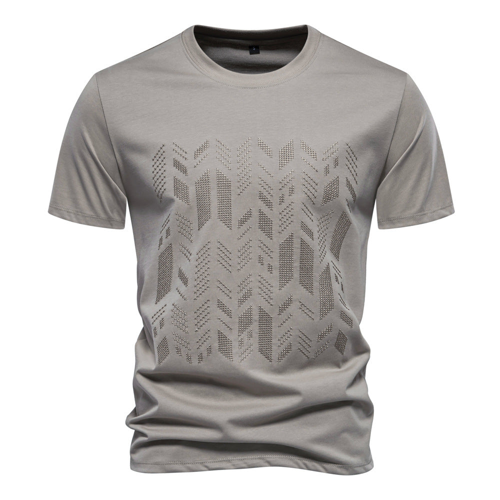 Herren T-Shirt Modernes Strukturdesign Trendy Berlin