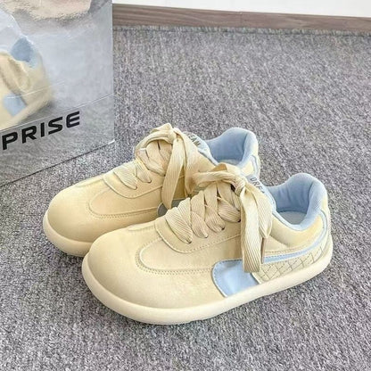 Damen Sneaker Bequem Schnürsystem Komfort Fußbett - BerlinGlamour