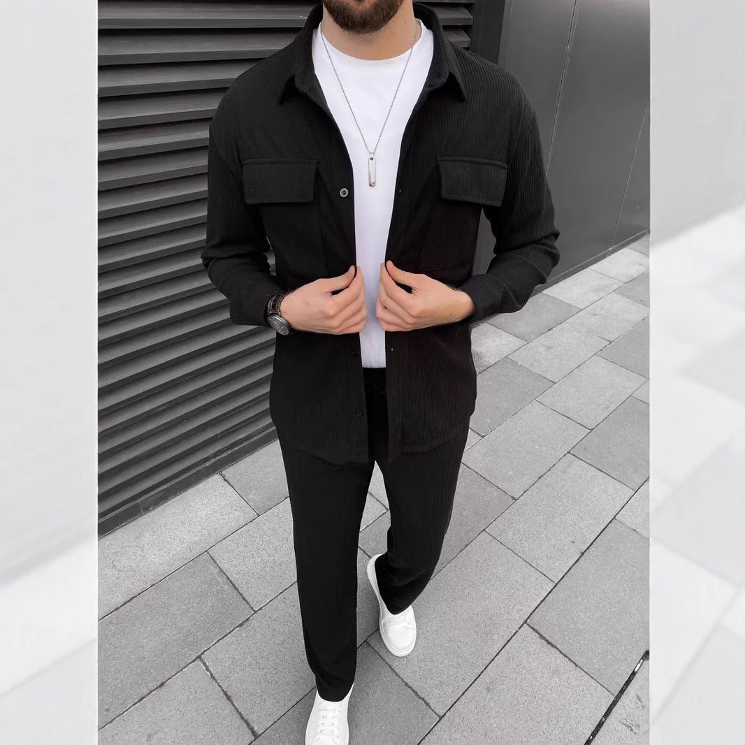 Herren Anzug Zweiteiler Modern Bequem Elegant