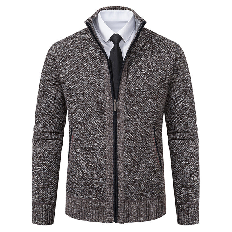 Herren Strickjacke Elegante Reißverschluss Modern