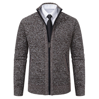 Herren Strickjacke Elegante Reißverschluss Modern