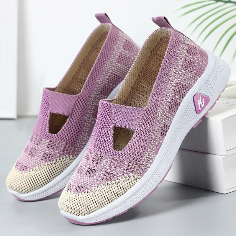 Damen Freizeitschuhe Bequem Elastisch Atmungsaktiv - BerlinGlamour