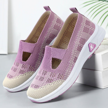 Damen Freizeitschuhe Bequem Elastisch Atmungsaktiv - BerlinGlamour