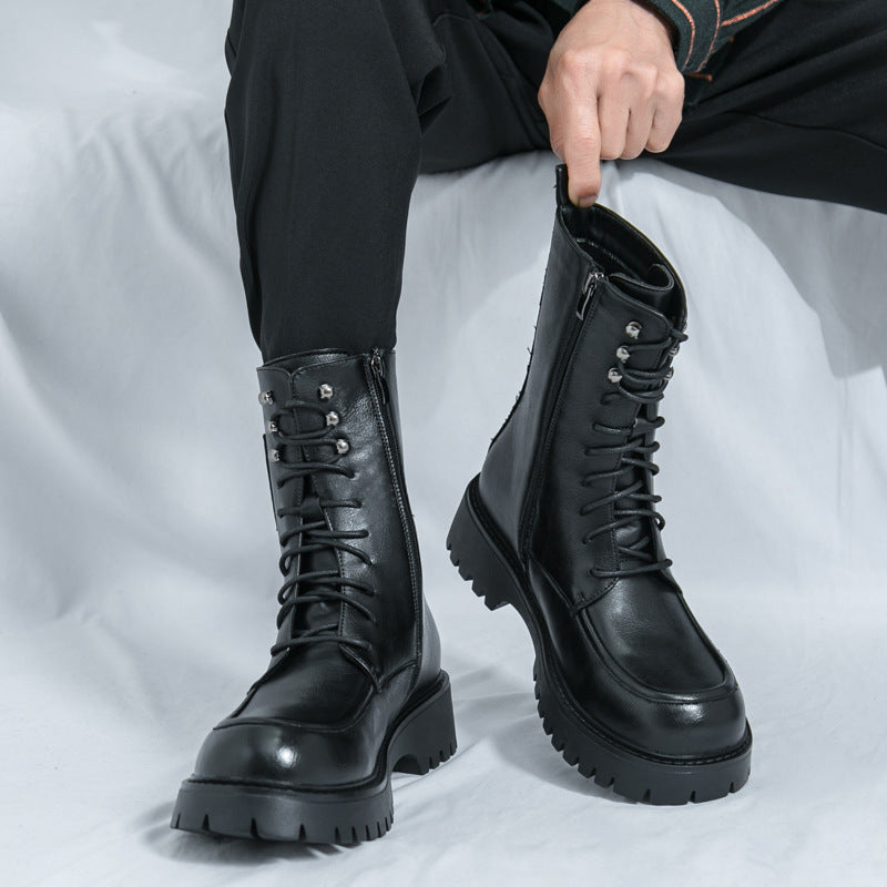 Damen Schnürboots Robust Rutschfest Winterstiefel
