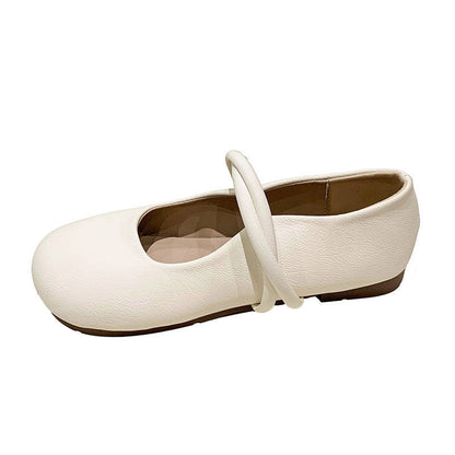 Damen Ballerinas Elegante Riemchen Schuhe