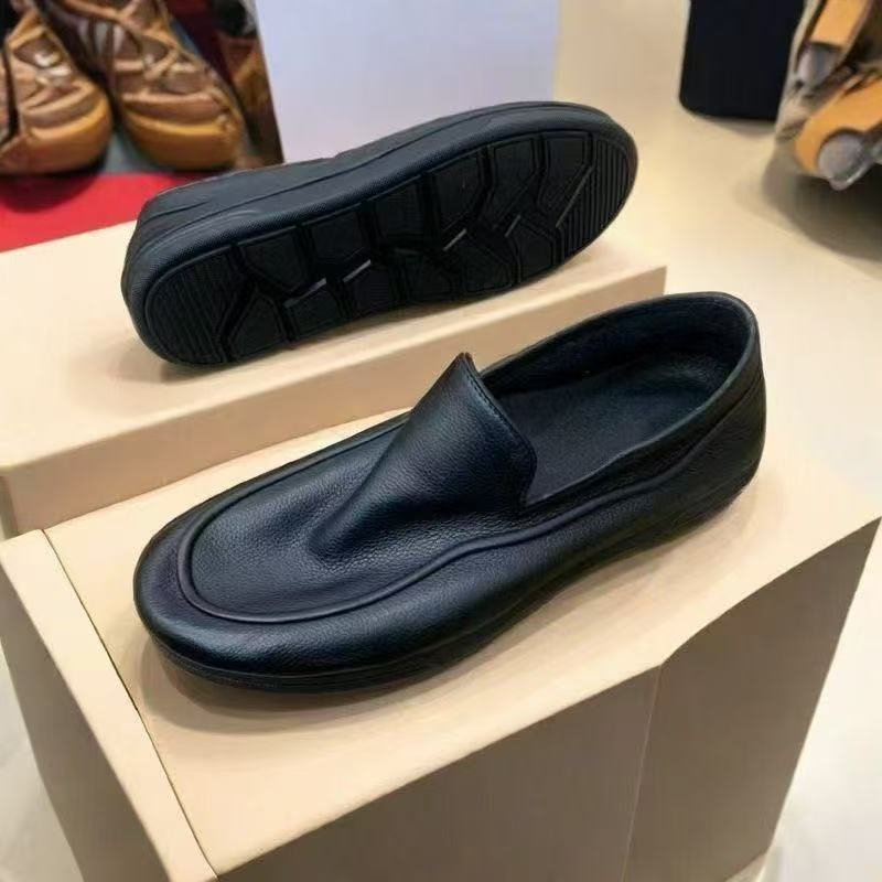 Damen Leder Slipper Elegantes Design Komfort Innensohle - BerlinGlamour