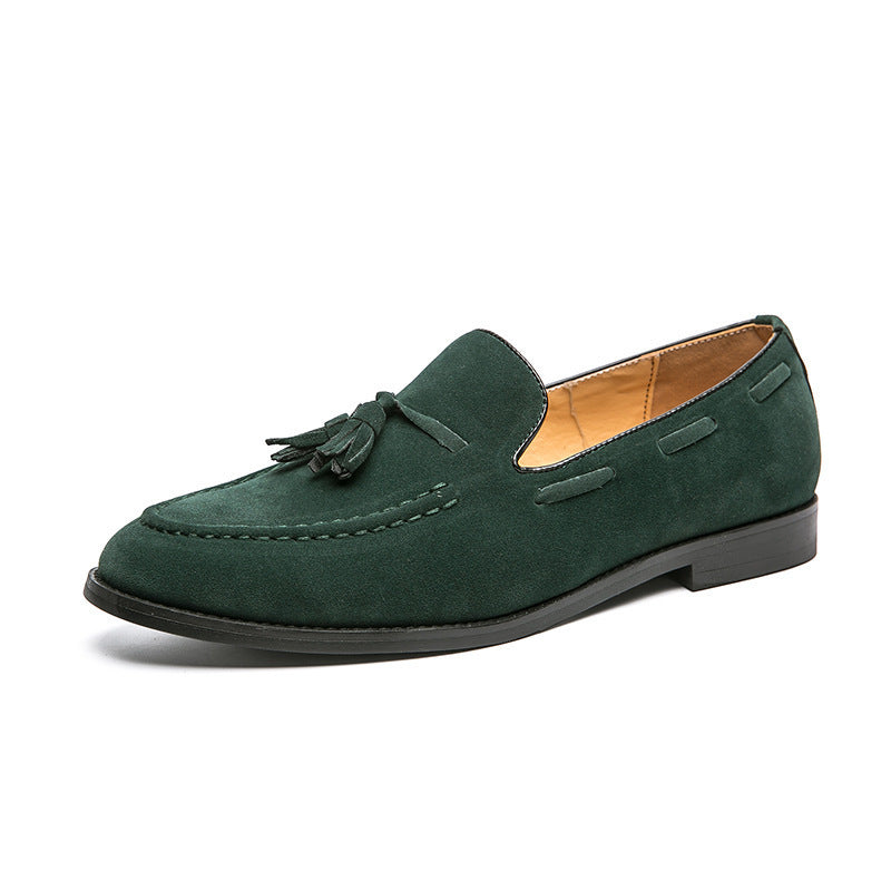Damen Mokassins Wildleder Quasten Detail Modern
