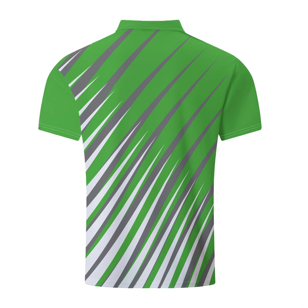 Herren Poloshirt Sportlich Streifenmuster Modern