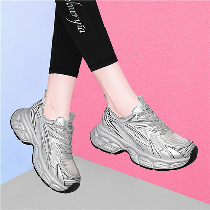 Damen Laufschuhe Sportlich Atmungsaktiv Sneaker Outdoor - BerlinGlamour