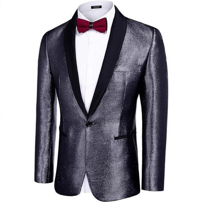 Herren Sakko Glänzend Elegant Abendanzug