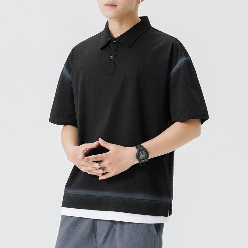 Herren Poloshirt Modern atmungsaktiv Trendig