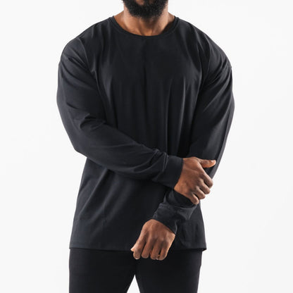 Herren Langarmshirt Atmungsaktiv Feuchtigkeitsregulierung Sport