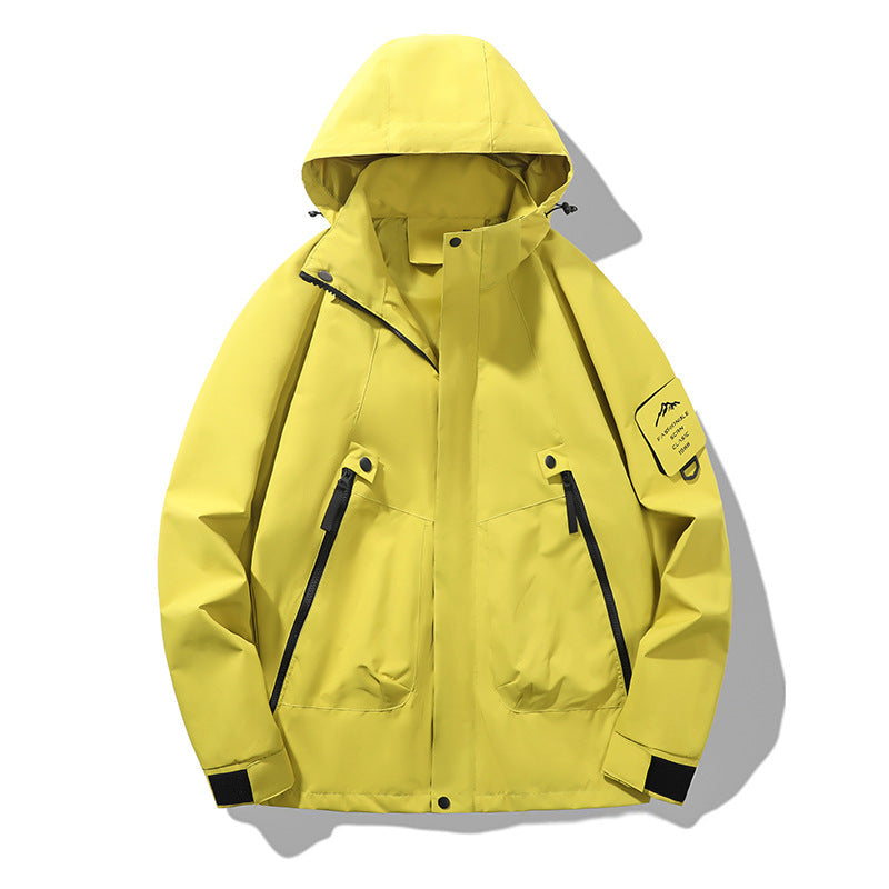 Wasserdichte Herren Outdoor-Jacke Funktionsjacke Winddicht - BerlinGlamour