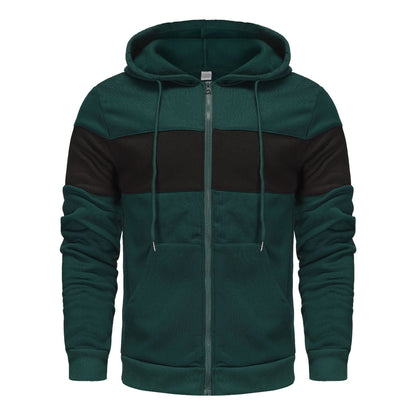Herren Sportjacke Kapuzenjacke Atmungsaktiv Reißverschluss