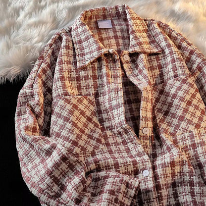 Herren Überhemdjacke Karo Modern Mit Taschen