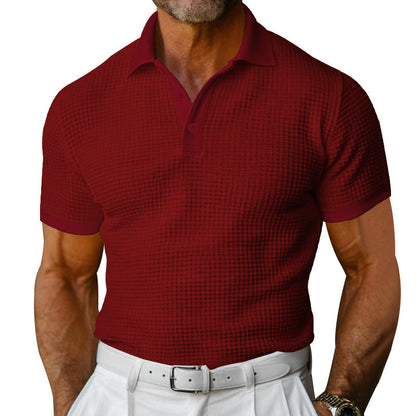 Herren Poloshirt atmungsaktiv Struktur Optik Berlin