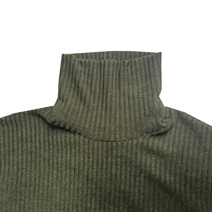 Herren Rollkragenpullover Strick Fein Strukturiert Elegent