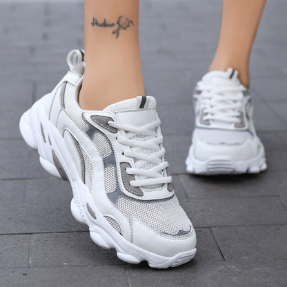 Damen Sneaker Leicht Atmungsaktiv Komfortabel Laufschuhe