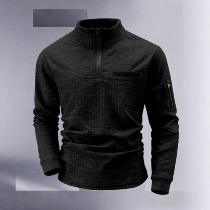 Herren Pullover Stehkragen Modern Glamour Style