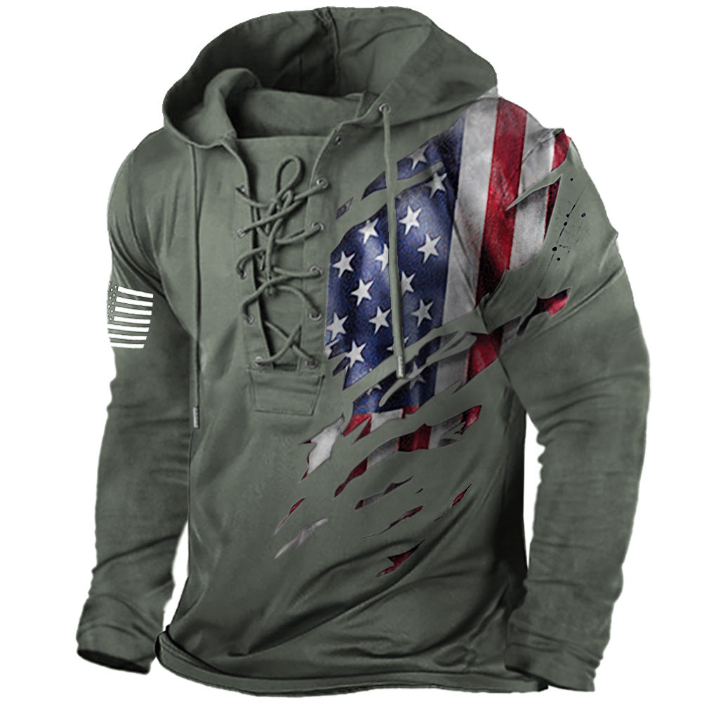 Männer Kapuzenpullover mit coolem Grafik-Design