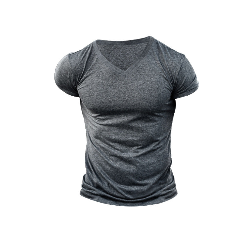 Herren T-Shirt V-Ausschnitt Weich Baumwolle Berlin Style