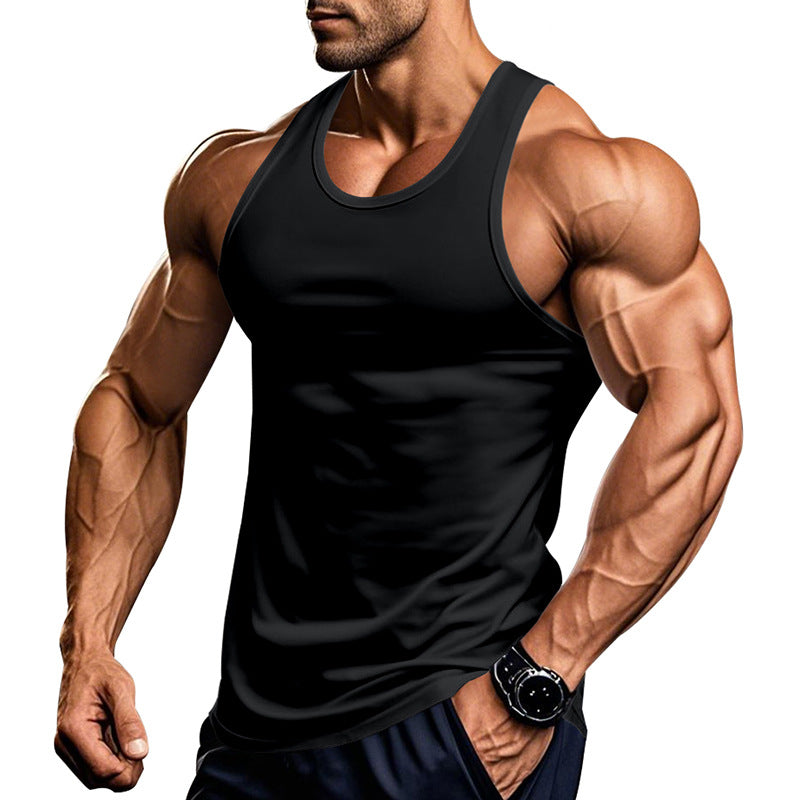 Herren Fitness Tanktop Atmungsaktiv Sporttop Racerback