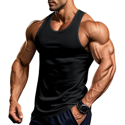 Herren Fitness Tanktop Atmungsaktiv Sporttop Racerback