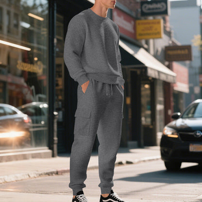 BerlinGlamour Sweatshirt und Cargohose Set - das ist der perfekte Begleiter für deinen nächsten Städttrip. Der lässige Sweatshirt ist aus hochwertigem Material gefertigt und bietet optimal