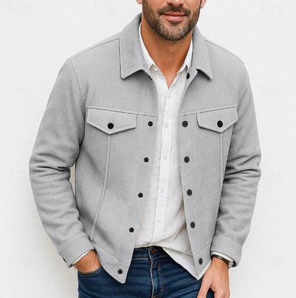 Herren Steppjacke Modern mit Futter und vielen Taschen