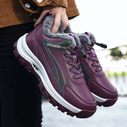 Damen Winter Sneaker Warm isoliert Schnee Schuhe