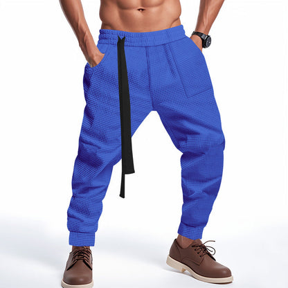 Herren Freizeithose Bequem Grobstrickt mit Taschen