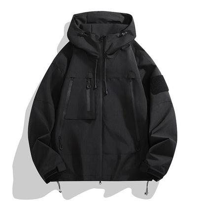Wetterfeste Herrenjacke Urban Style Schwarz