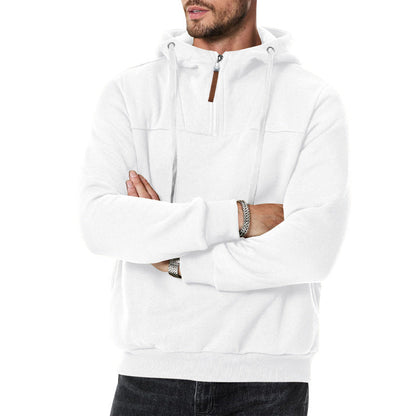 Herren Kapuzenpullover Modern mit Reißverschluss und Stylishem Design