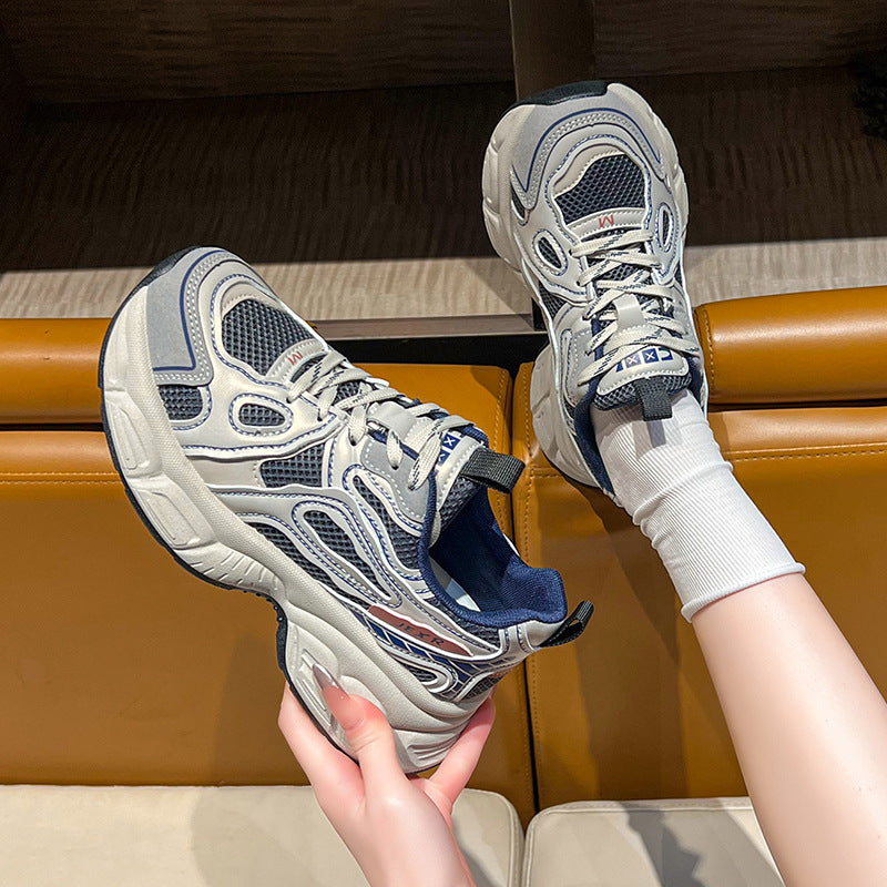 Damen Sneaker Atmungsaktiv Komfort Mesh Schuhe Sportlich