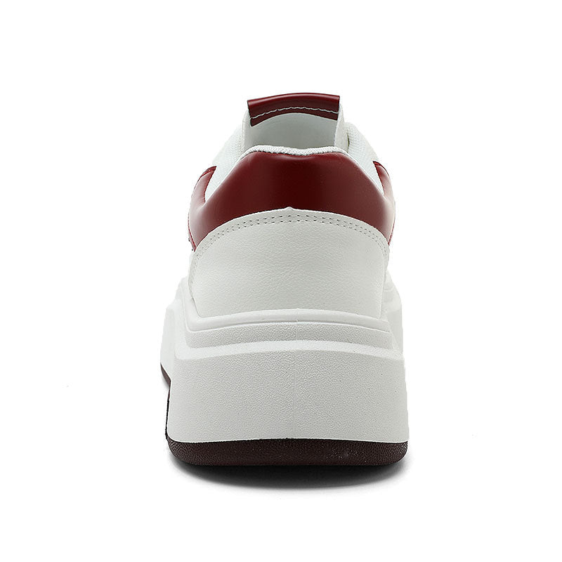 Damen Plateausneaker Sportlich Atmungsaktiv Modern