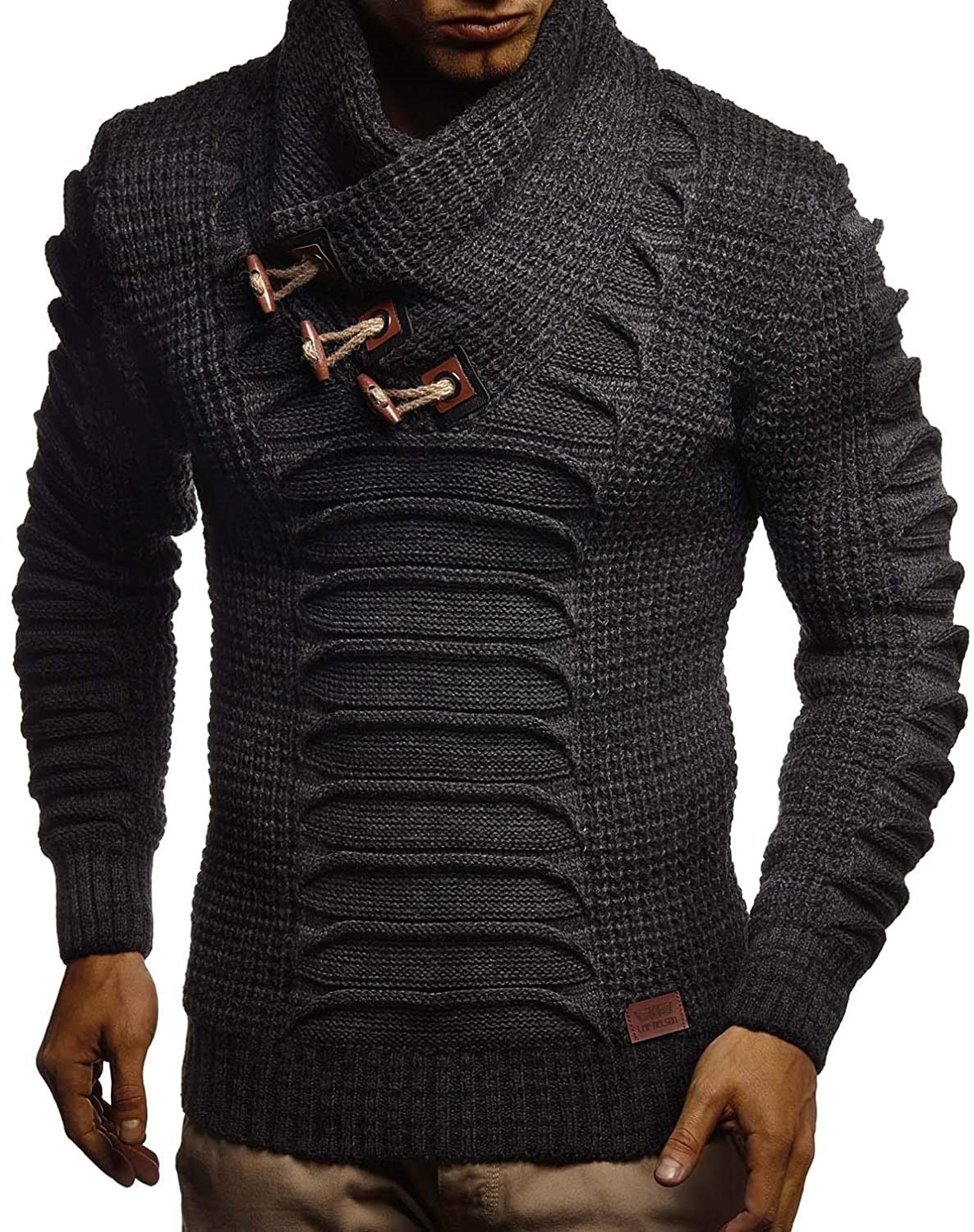 Herren Pullover Grobstrick Rustikal Modern