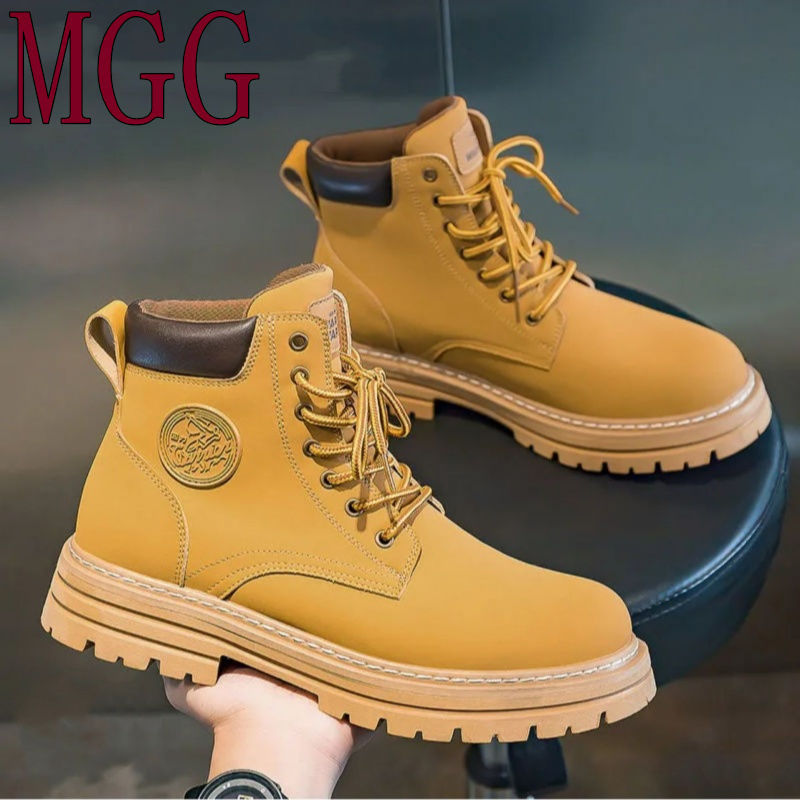 Damen Schnürstiefel Robust Rutschfest Winterstiefel Schwarz