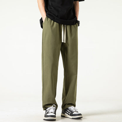 Herren Freizeithose Bequem Locker mit Seitentaschen