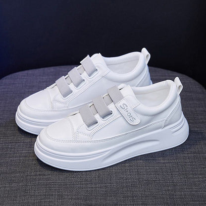 Damen Sneaker Bequem Klettverschluss Rutschfest