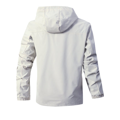 Herrenjacke Leicht Verstellbares Kapuzenjacket Outdoor