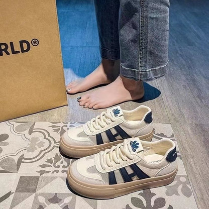 Damen Sneaker Bequem Freizeitschuhe Mit Weichem Innenfutter