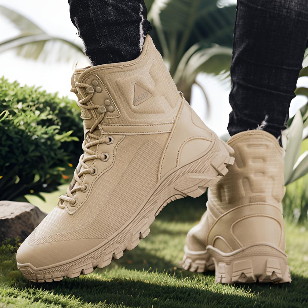 Herren Outdoor-Stiefel Knöchelschutz Rutschfest Wanderschuhe