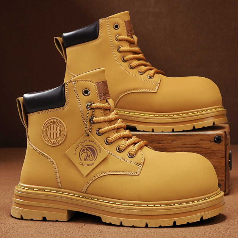 Damen Arbeitsstiefel Robust Rutschfest Knöchelhoch