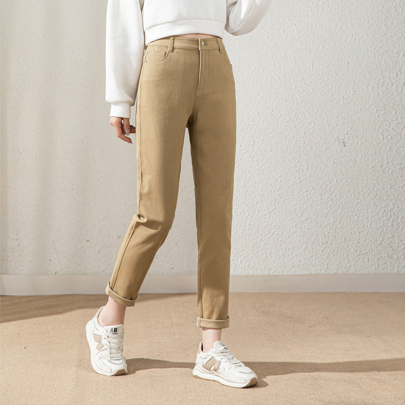 Damen High Waist Jeans Slim Fit Schmal - BerlinGlamour