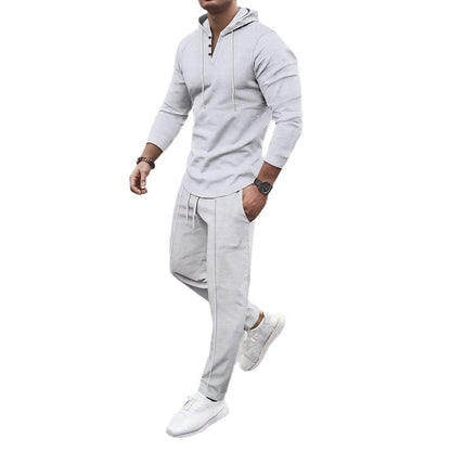 Für den Online-Shop Herren Sportliches Zweiteiler Set benötigen wir einen Titel, der die Kunden anspricht und zum Kauf anregt. Ein möglicher Titel könnte sein: Aktivitätsport