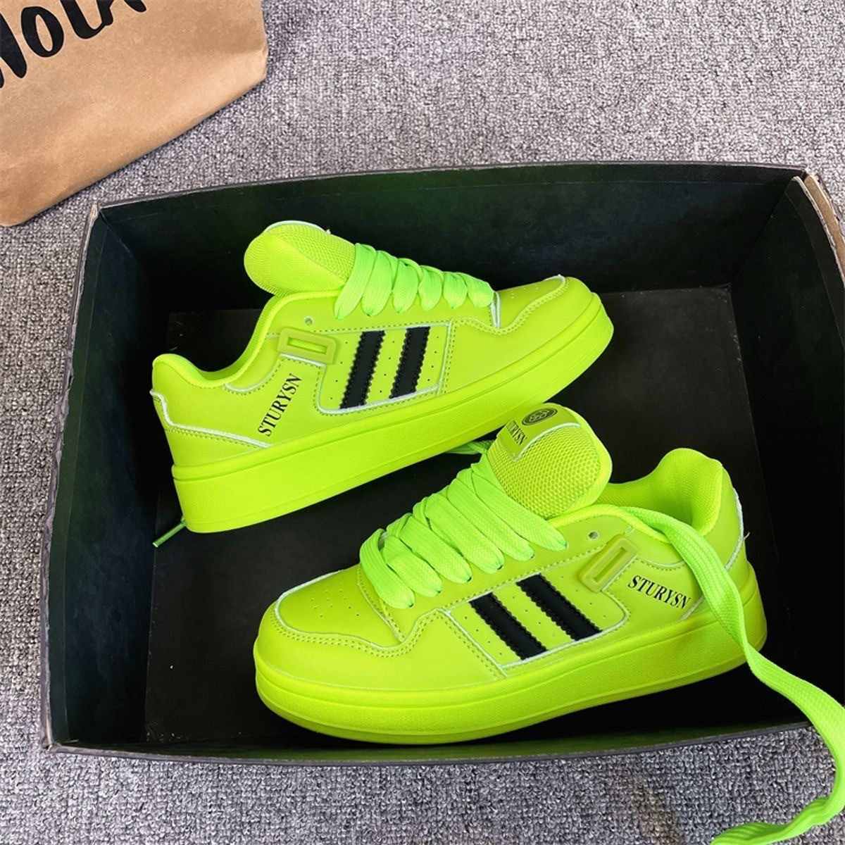 Damen Sneaker Sportlich Atmungsaktiv Mit Gepolsterter Laufsohle