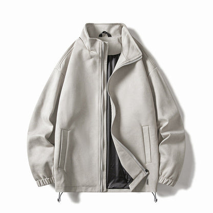Herren Fleecejacke Warm Elastisch Taschen Sportlich