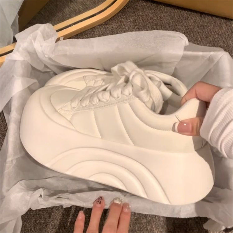 Damen Sneaker Plattform High Heel Sneaks