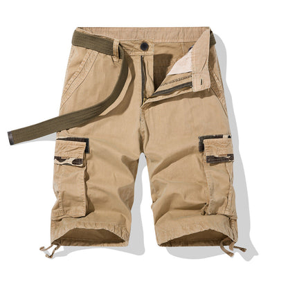 Herren Cargo Shorts Multifunktional Bequem Verstellbar - BerlinGlamour